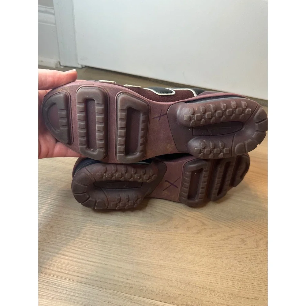 Nike Air More Uptempo 720 Burgundy Black High Top Sneakers women 8.5